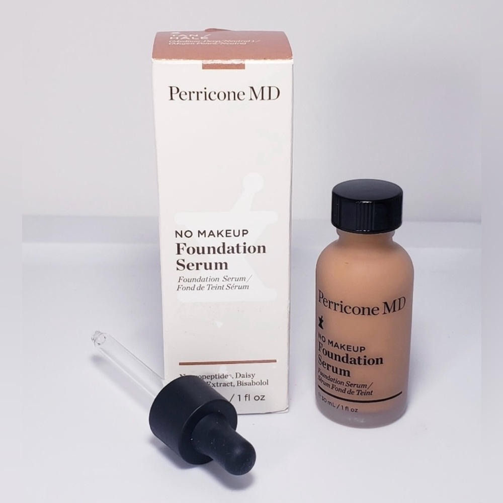 New! 🤎 Perricone MD No Makeup Foundation Serum - Tan